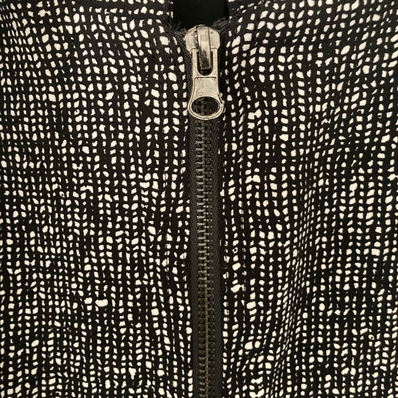 Black and white bomber jacket - Picture 4 of 7
